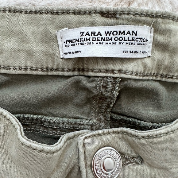 ZARA Cargo style Khaki Joggers - Picture 3 of 7
